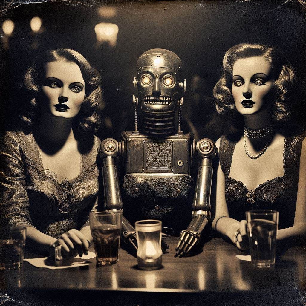 The girls at the bar