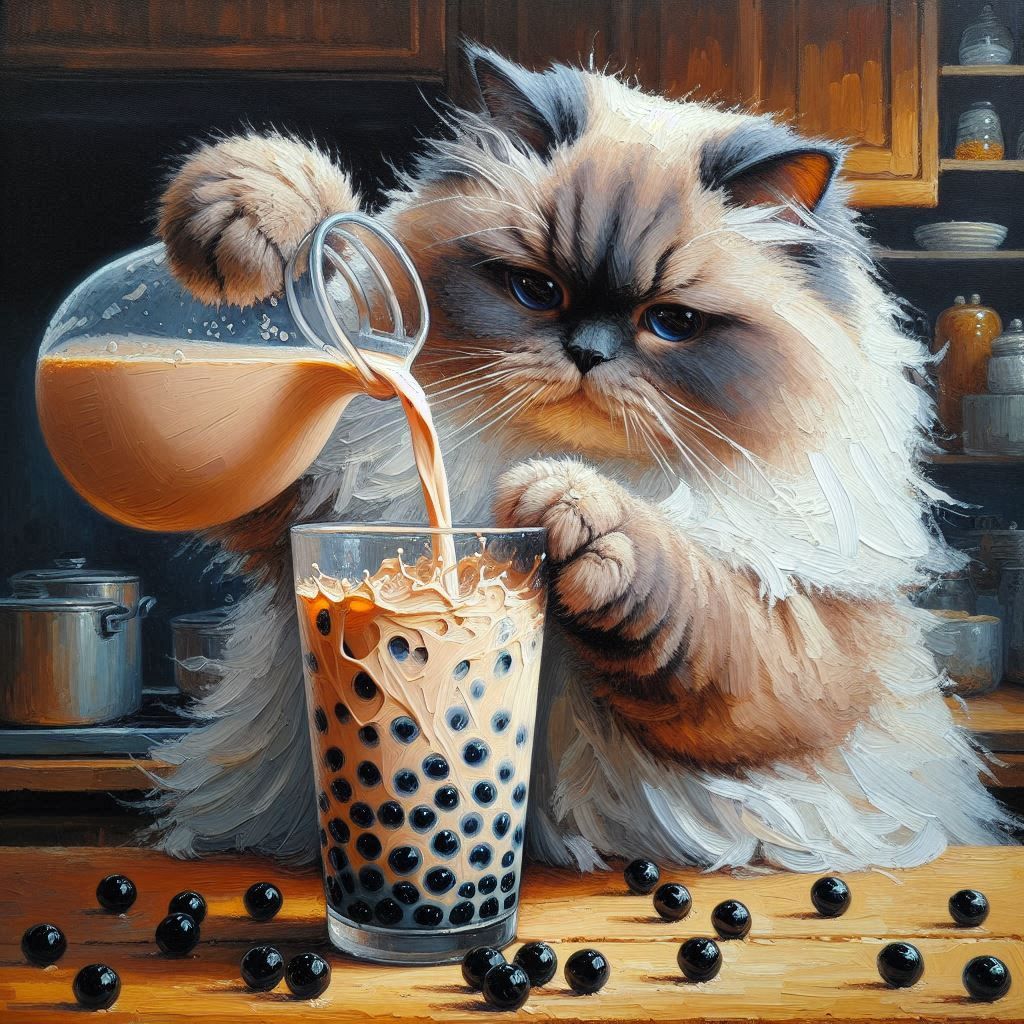 Blueberries and Chocolate milk