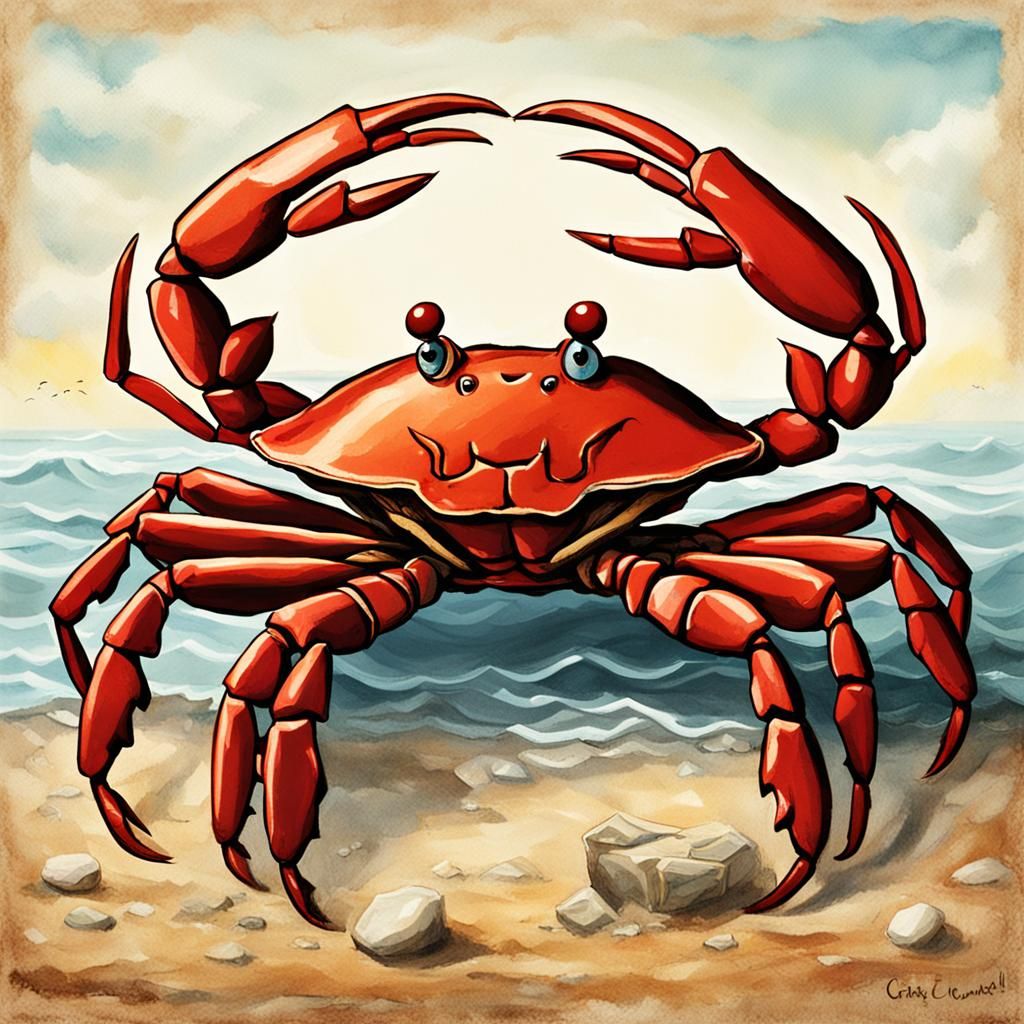 Jesus Christ is a crab! Crustacean Christ! He’s a Christacean!!! Nip ...