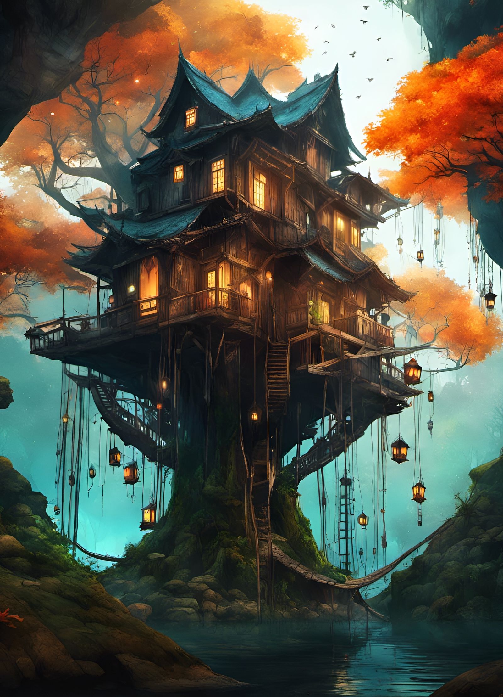 The House of Many Lanterns
