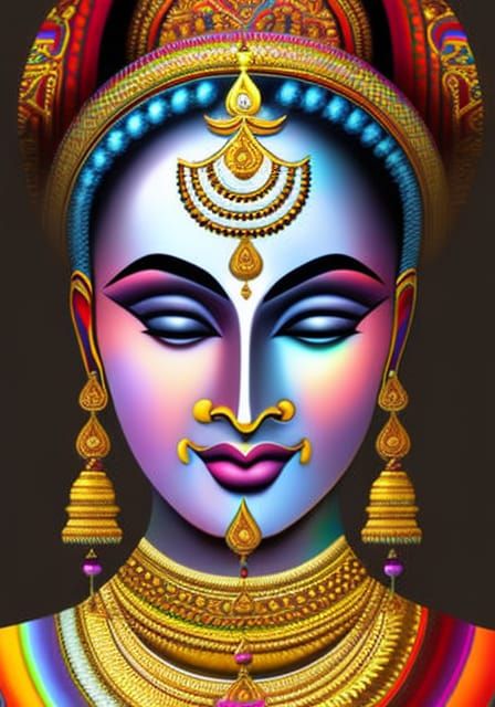 India culture artwork designed pattern designed painting dig...