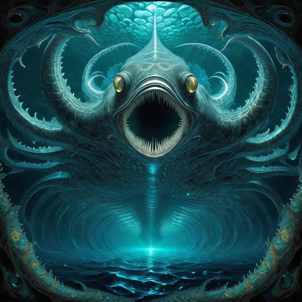 Oceanic leviathan - AI Generated Artwork - NightCafe Creator