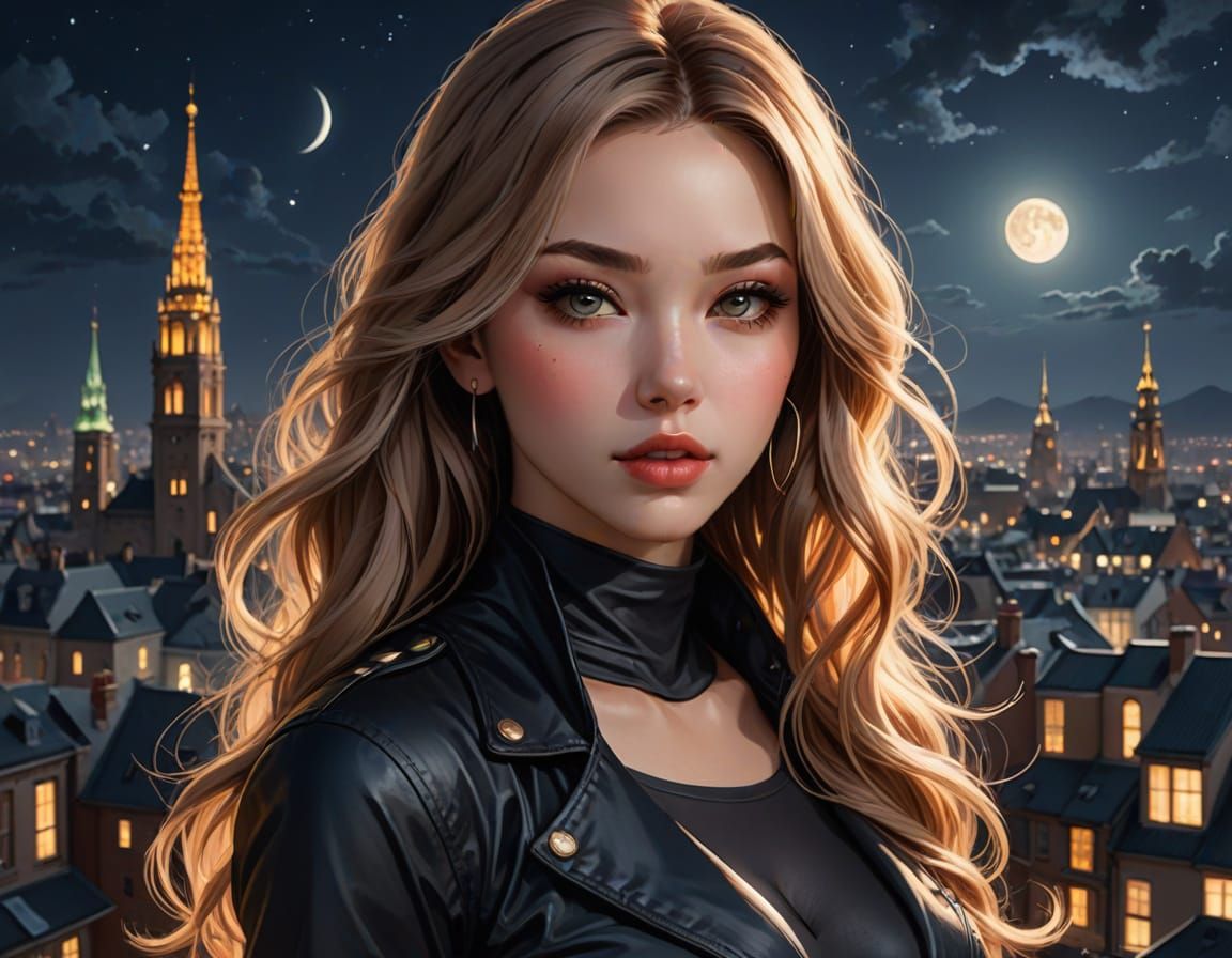 "Backlit by the Moon"🌕