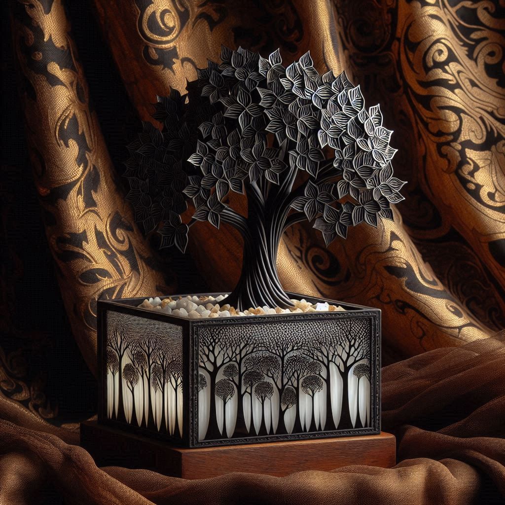 Flowers Pots Natural Color Black Locust 2