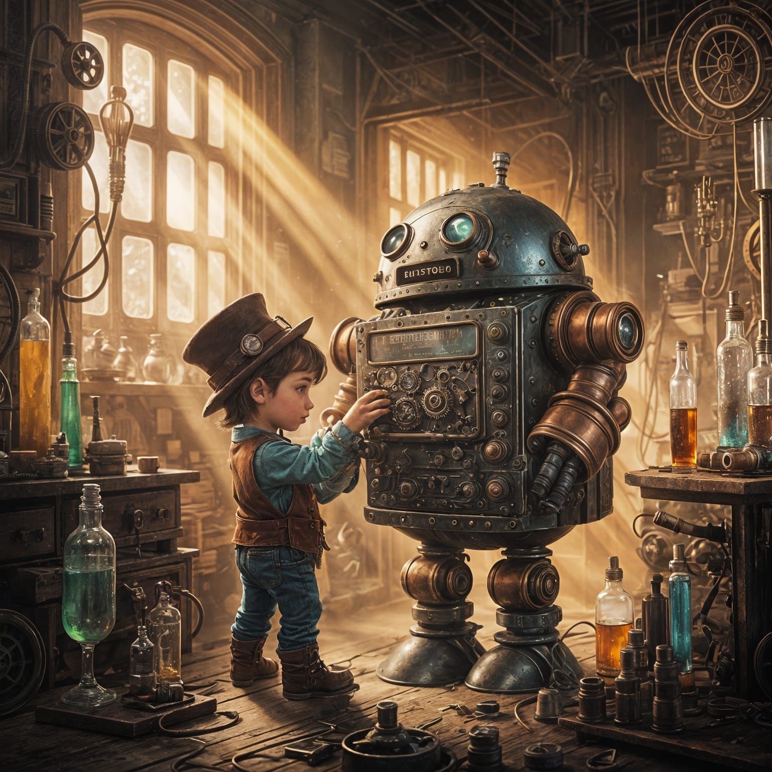 The prodigy inventor  by @Thefallen