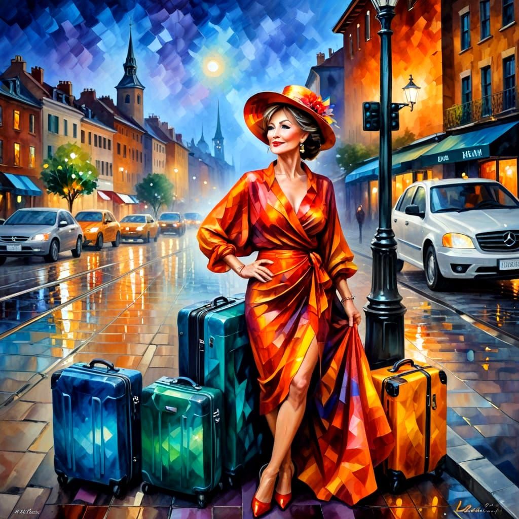 Charming City Dama in Twilight