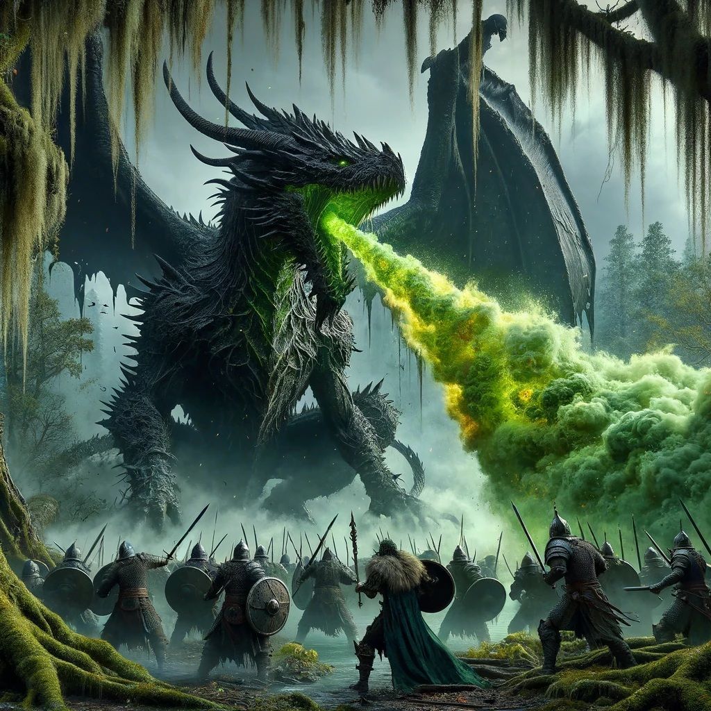 Dark Dragon Aton, Ancient Black Dragon