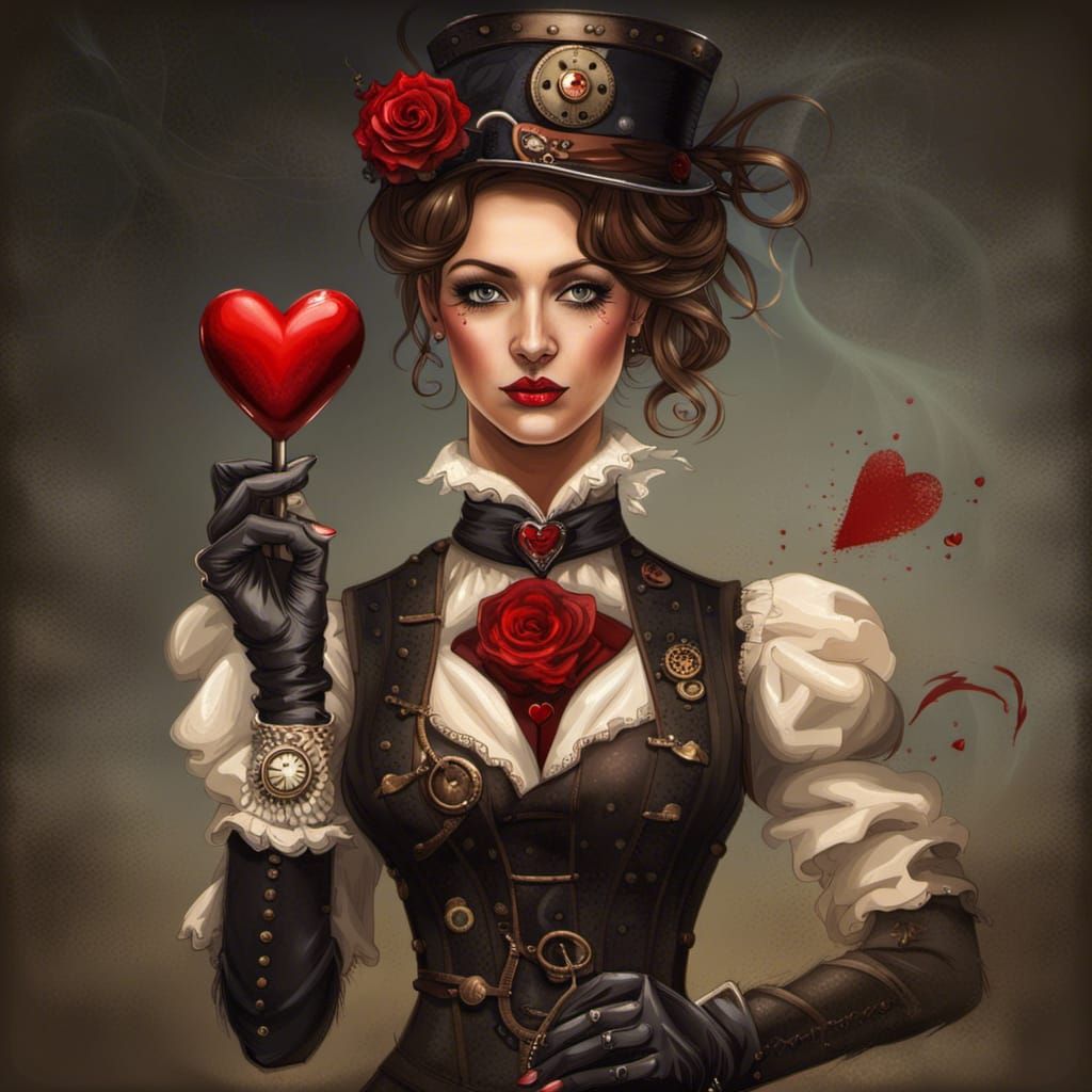 Steampunk Female Artist AI Generated Artwork NightCafe Creator steampunk-female-artist-ai-generated-artwork-nightcafe-creator