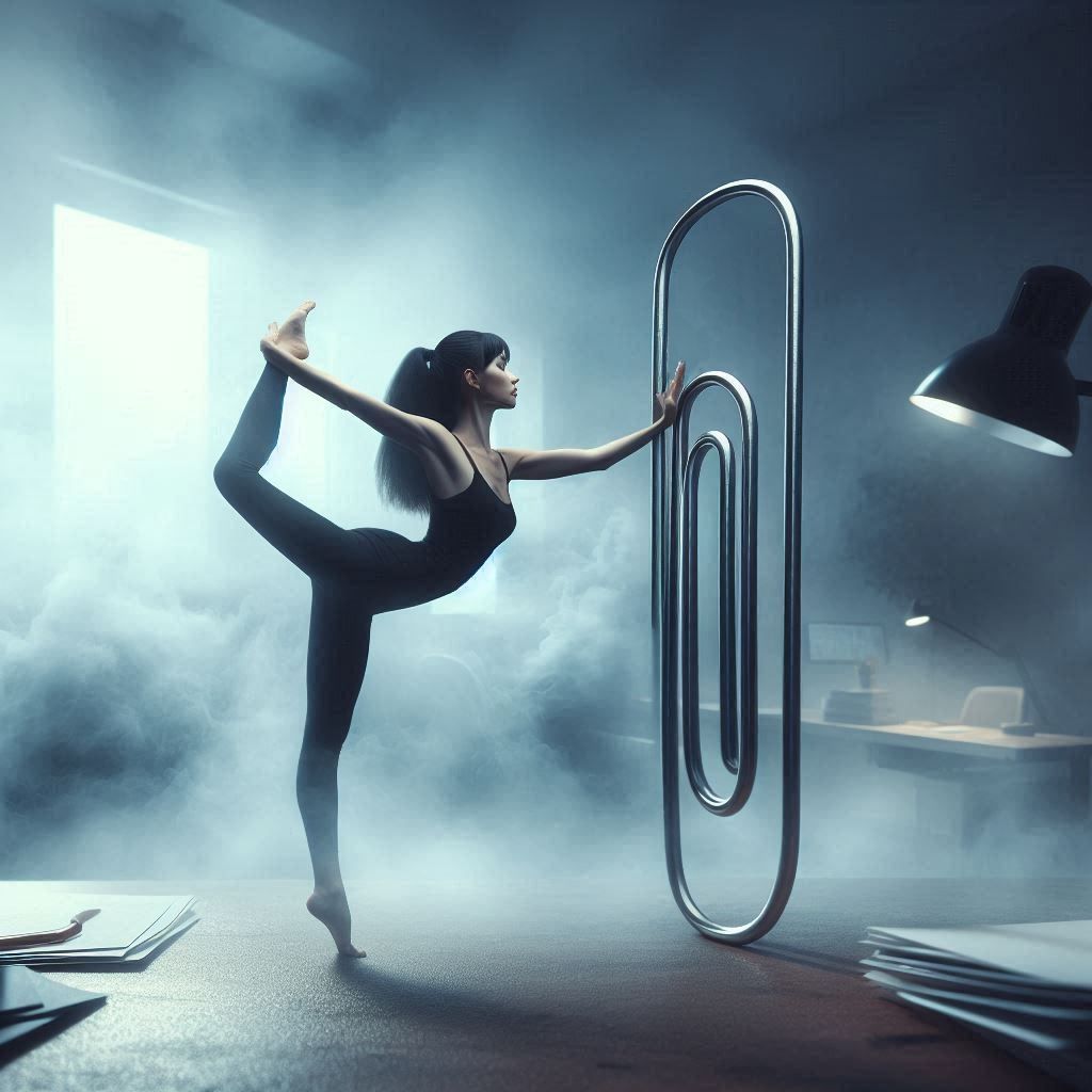 Paper clip gymnastics