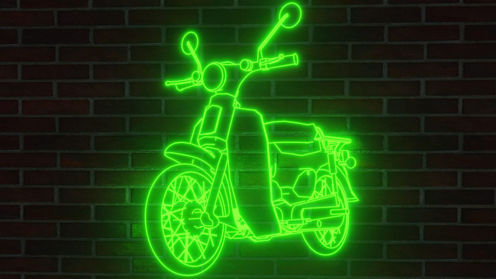 Super Cub Neon-green