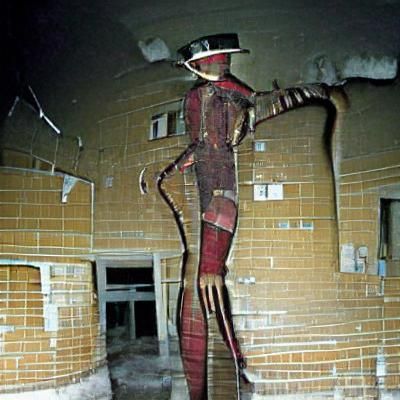 freddy krueger with very long arms in an abandoned hospital ...