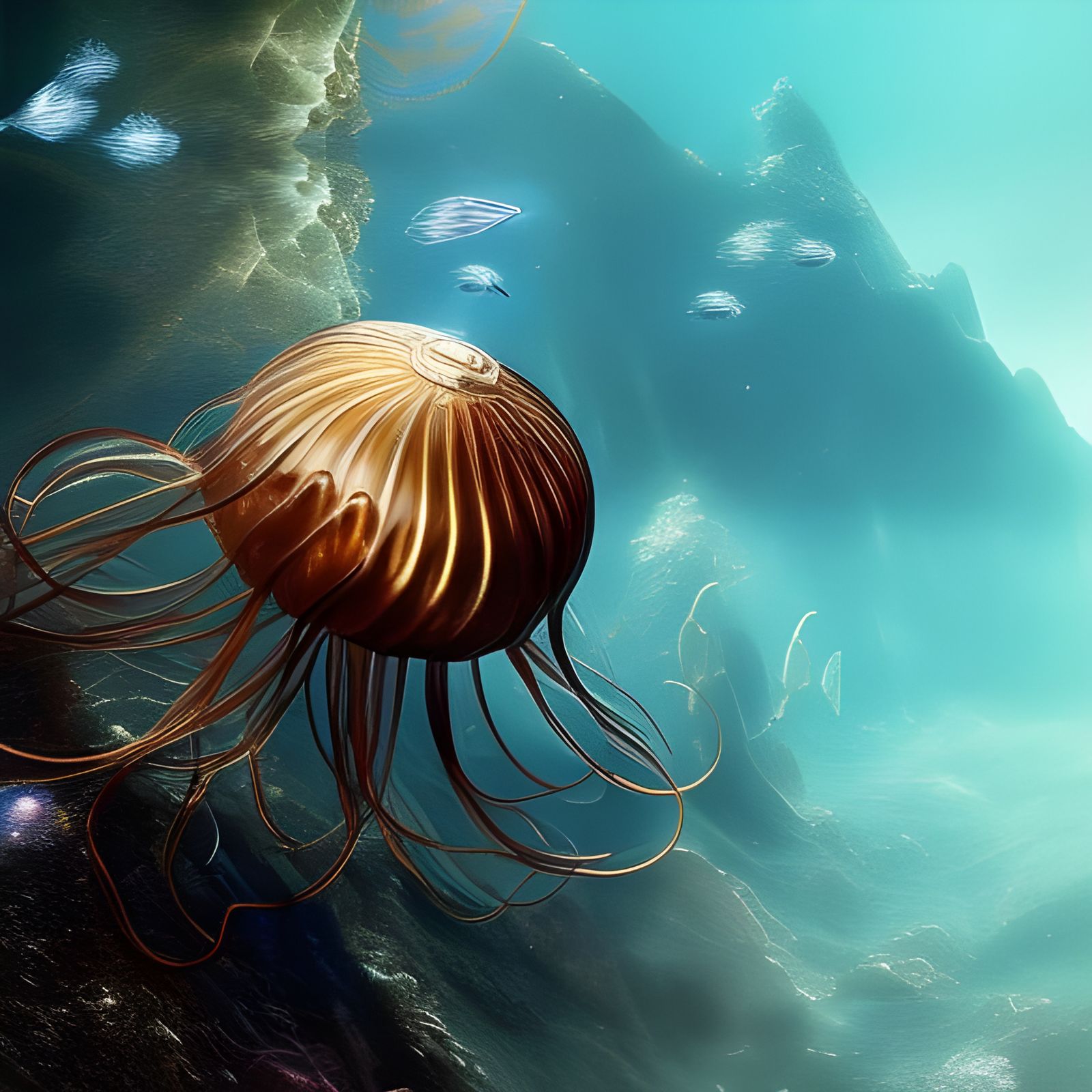 Bronze jellyfish