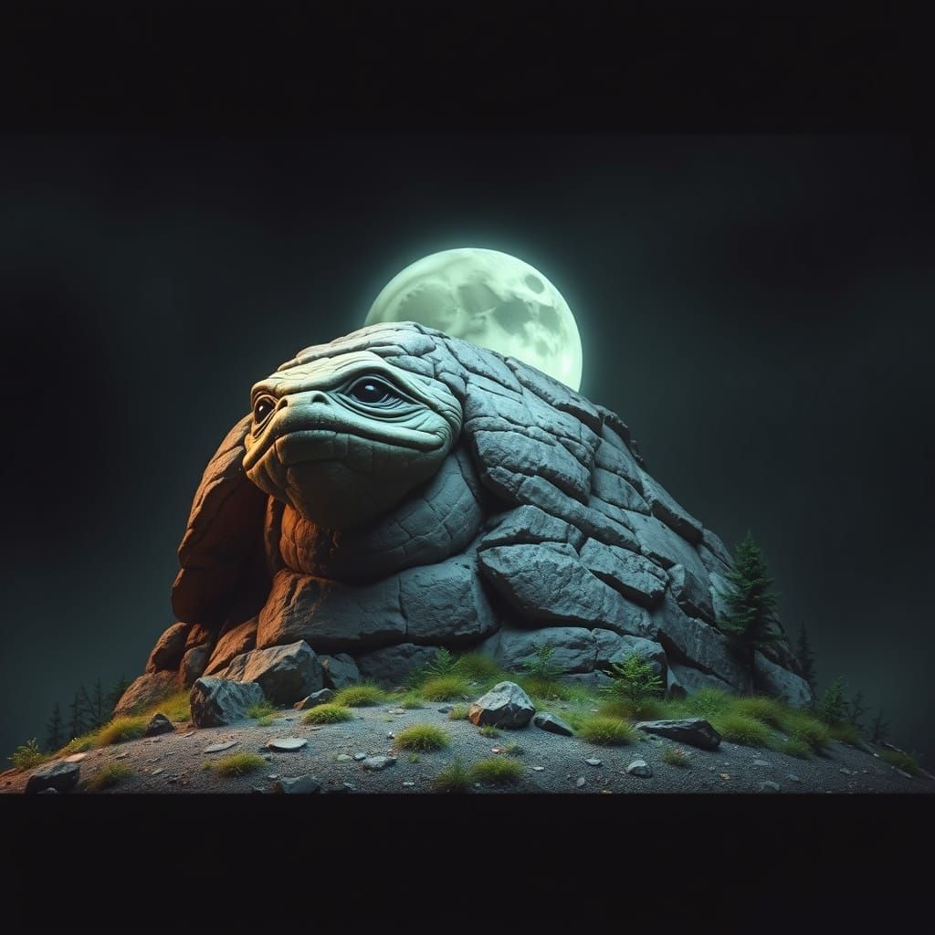 Jabba the hutt rock  by @Eto Demerzel