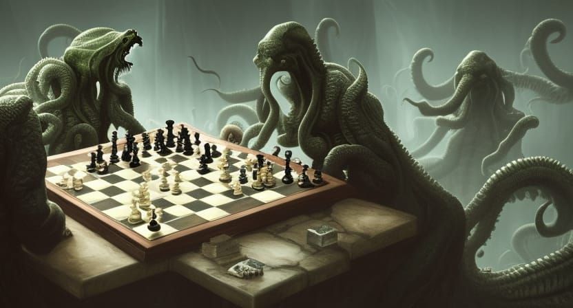 Our version of chess was dumbed down so we could understand it.  by @Avin