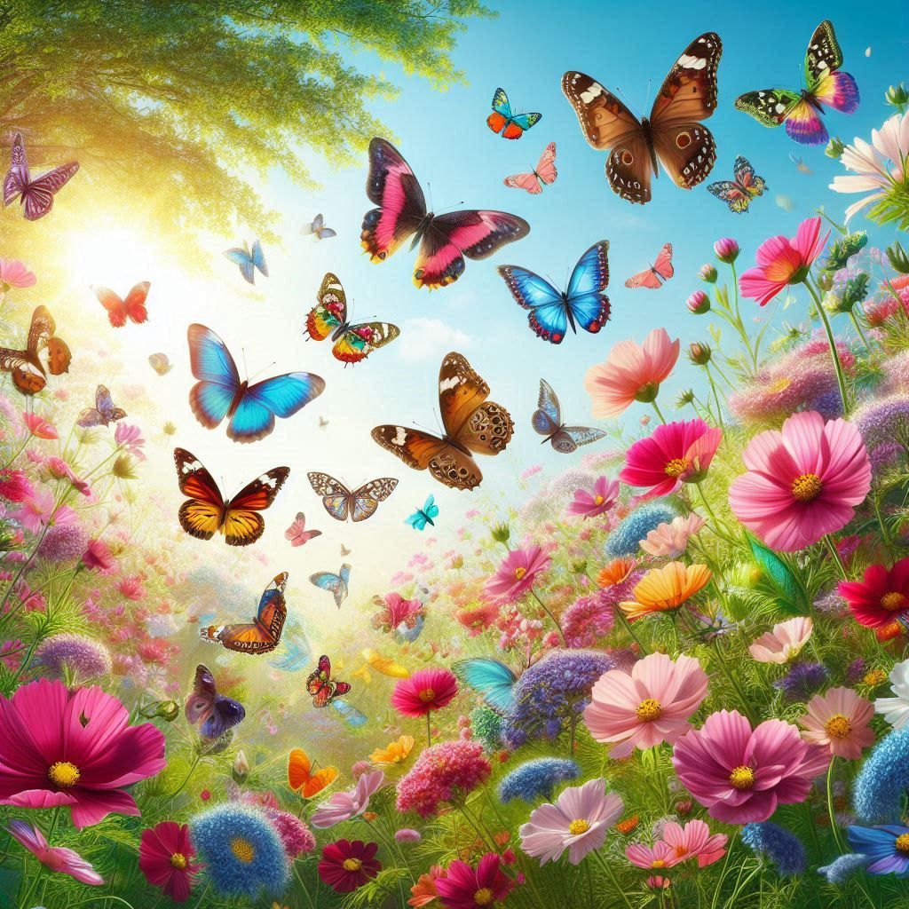 Butterflies & Flowers 🦋🌼