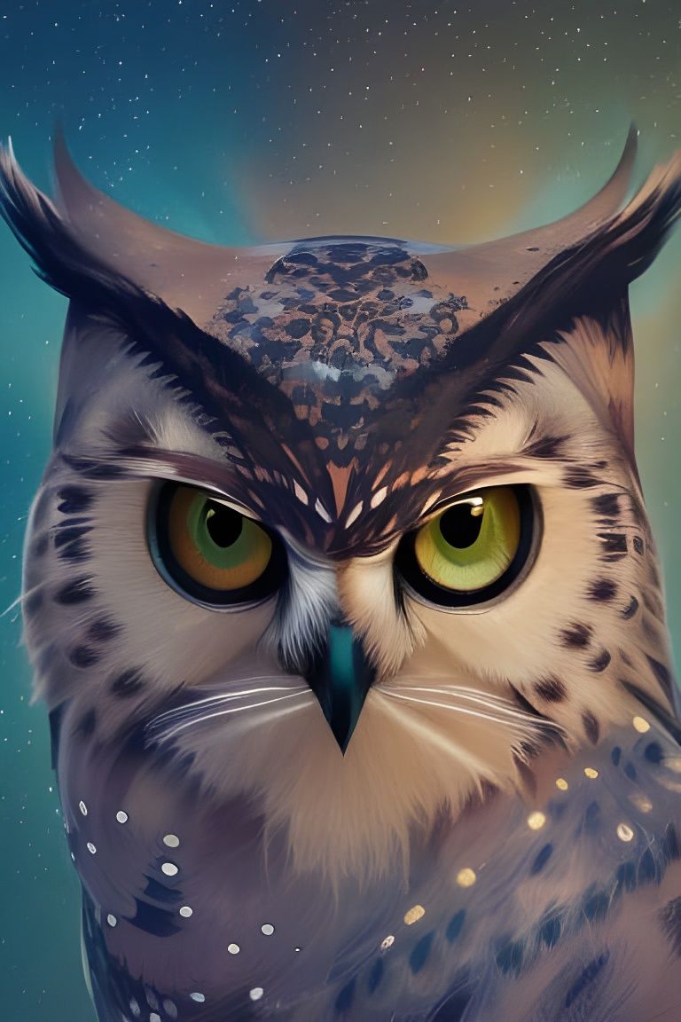 cat owl - AI Generated Artwork - NightCafe Creator