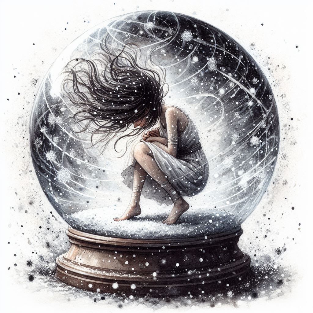 Dans la neige et le froid