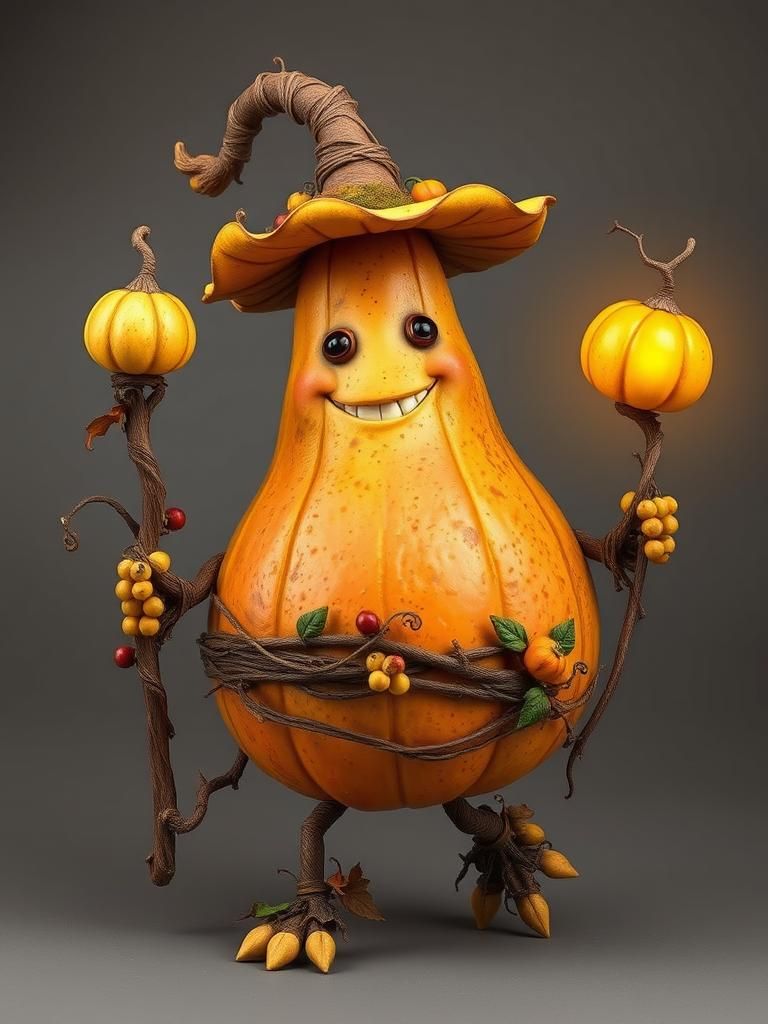 Gourd man (Flux Schnell)  by @Mak