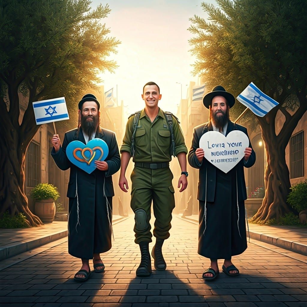 Unity and Peace in Israel's Vibrant Streets