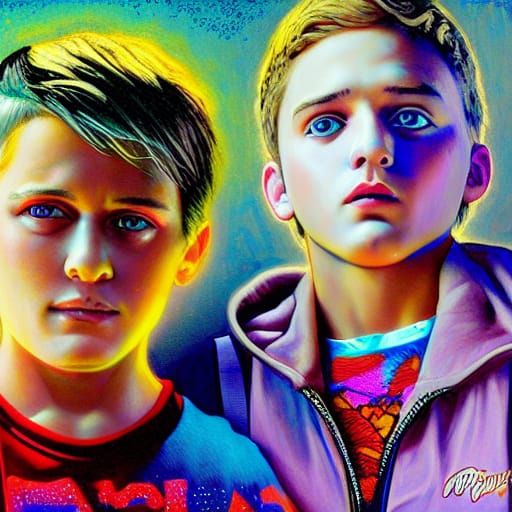 Boys - AI Generated Artwork - NightCafe Creator