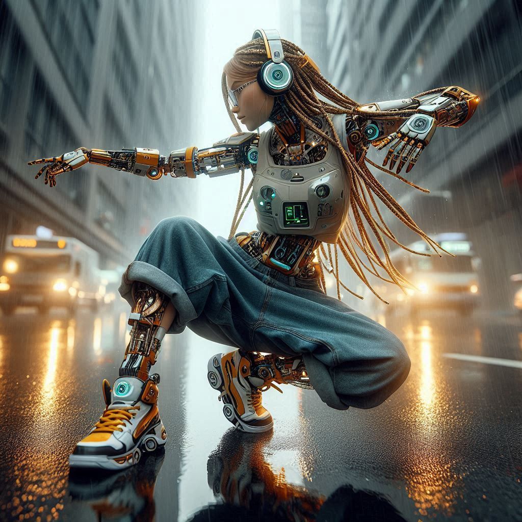 Hip-Hop street dancer Mecha III