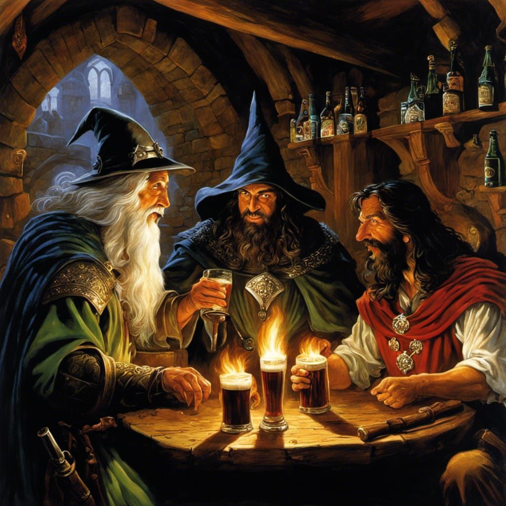 Flaming ale While I tell ye a tale false