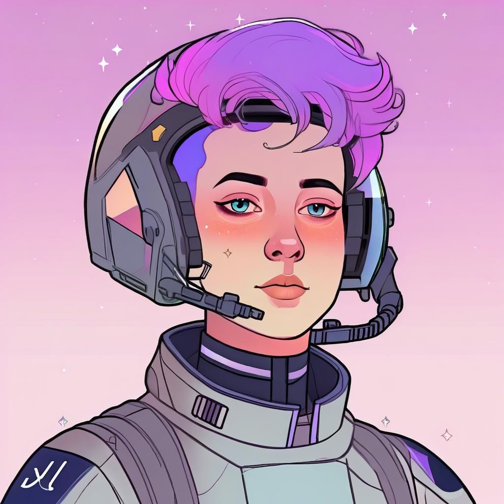 spacey cadet non-binary male