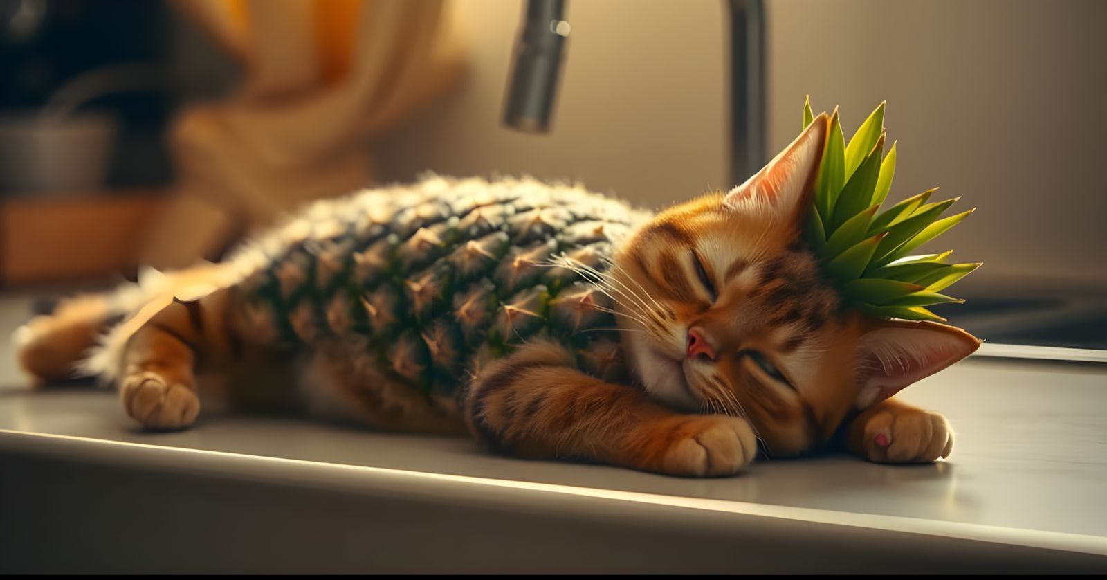 20250124 🌹 Cat Fruit Fusion 🍍 #835  by @rose19deschain
