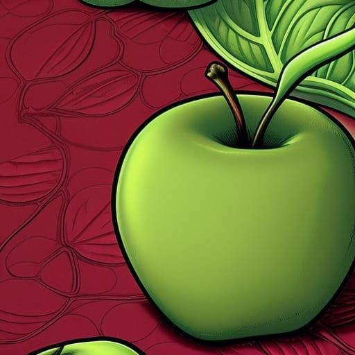 Apple comic cover