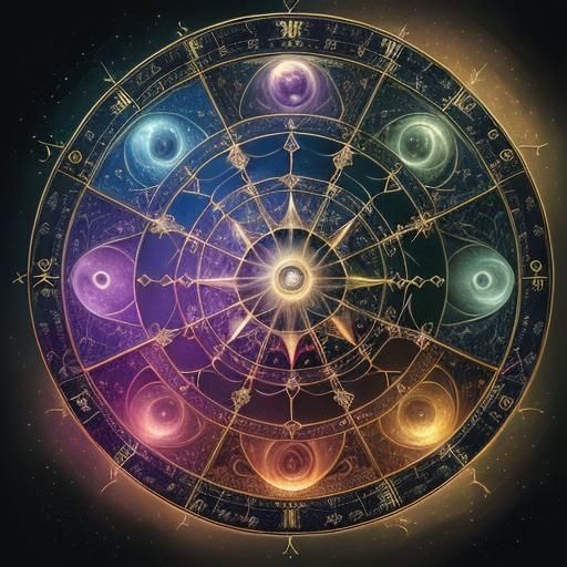 Cosmic Wheel - AI Generated Artwork - NightCafe Creator