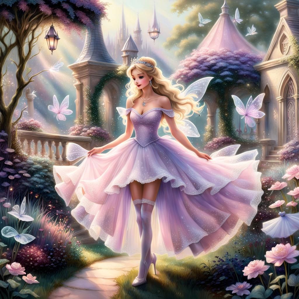 playin with fairies - AI Generated Artwork - NightCafe Creator