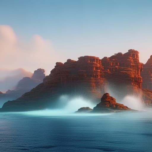 Strange landscape