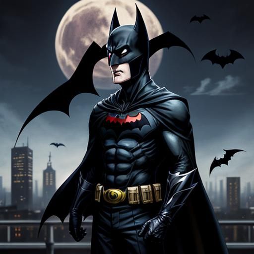 Vampire Batman - AI Generated Artwork - NightCafe Creator