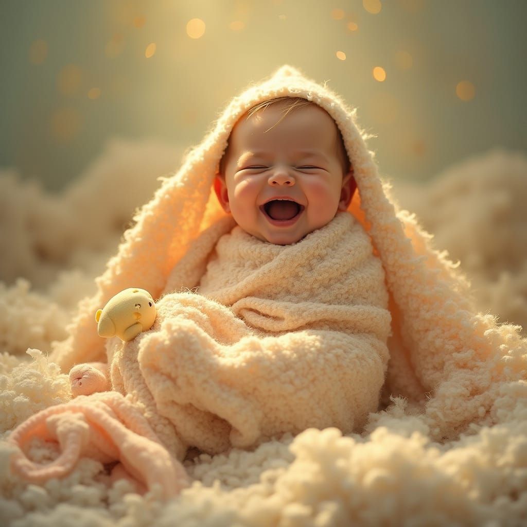 Whimsical Baby in Pastel Paradise