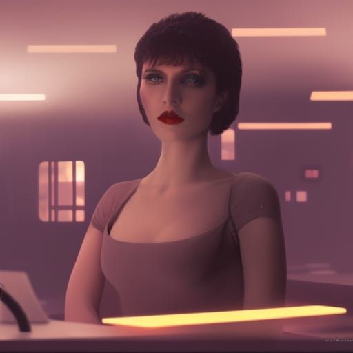 Cyberpunk Secretary