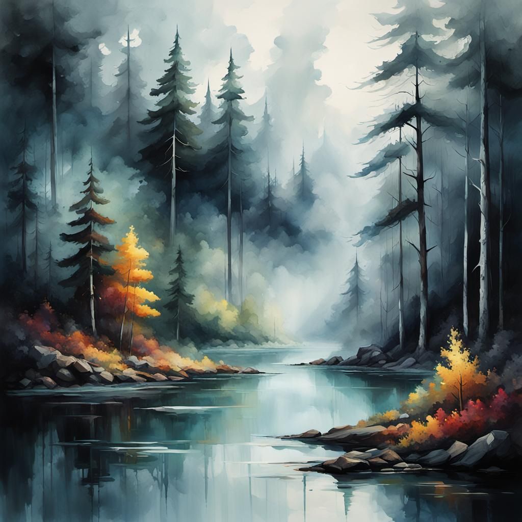 Serene Landscape  by @PunkyB