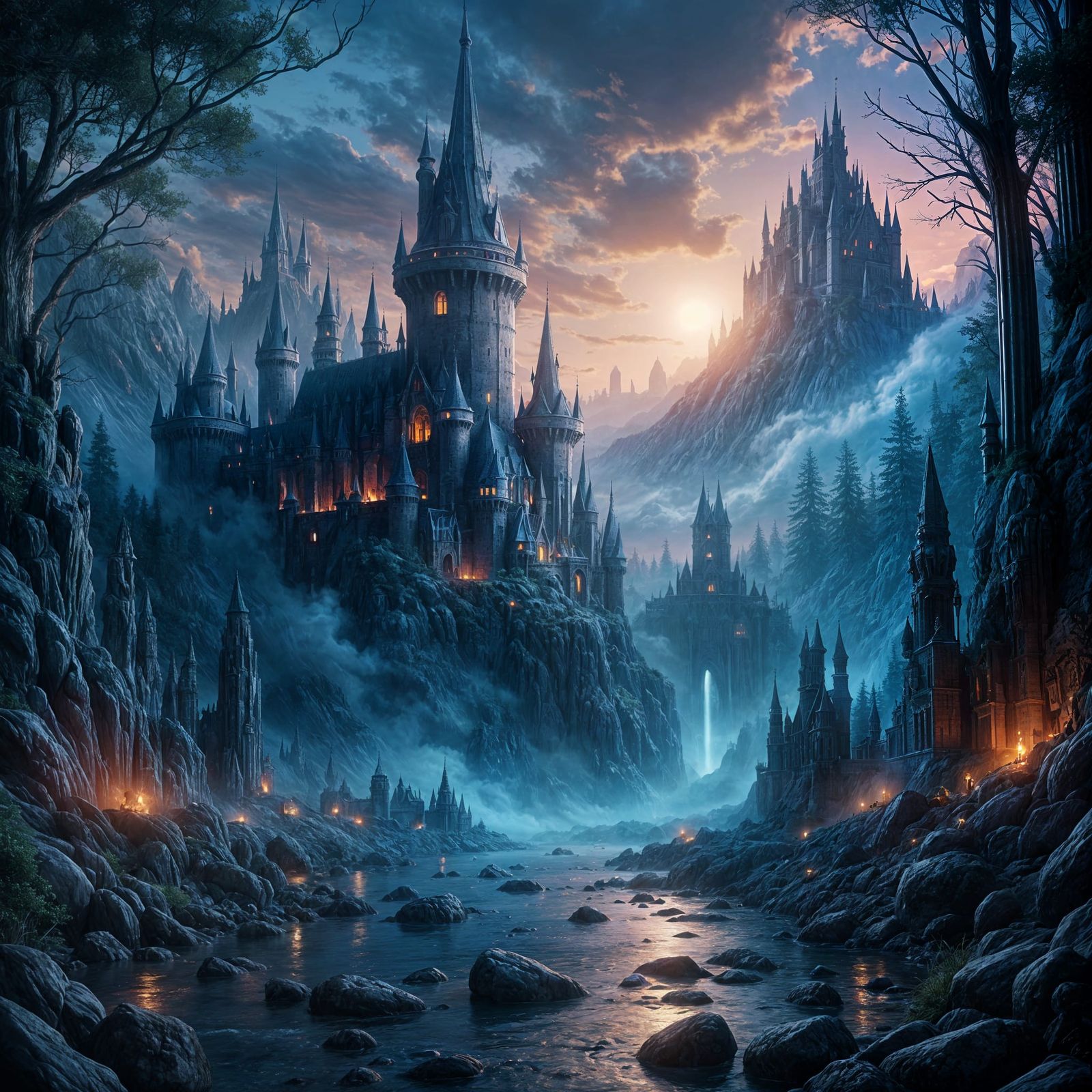 The enchanted land of Aramoth  by @Mildflower