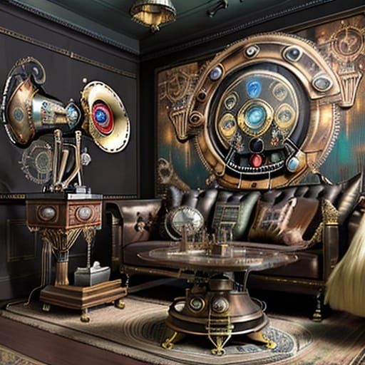 The Mad Hierophant's listening room