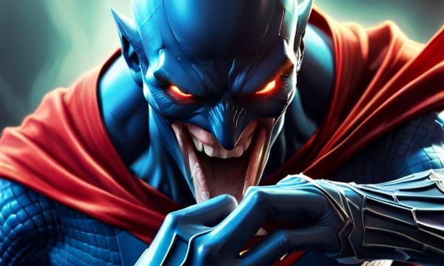 Venomized Superman Variant 2