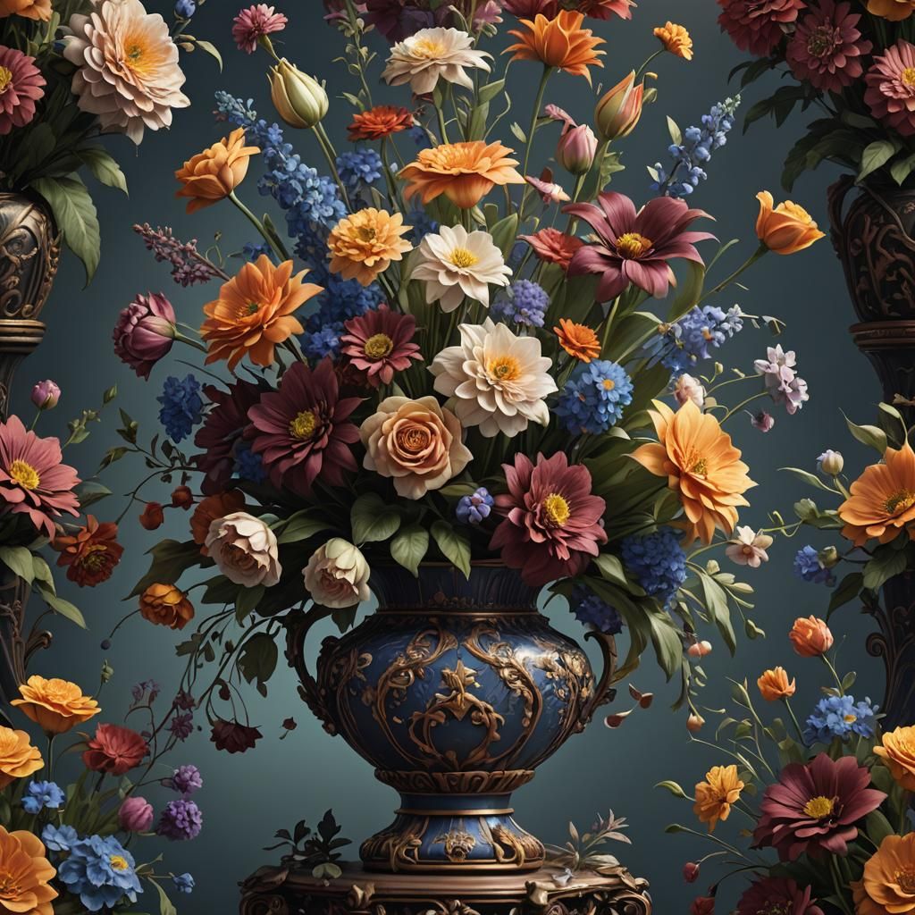 Vase of flowers