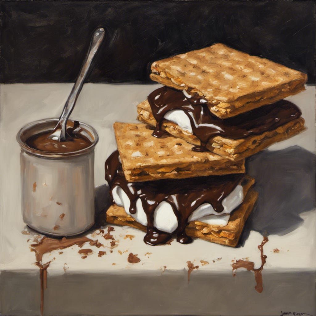 S'mores (still life variant) - AI Generated Artwork - NightCafe Creator