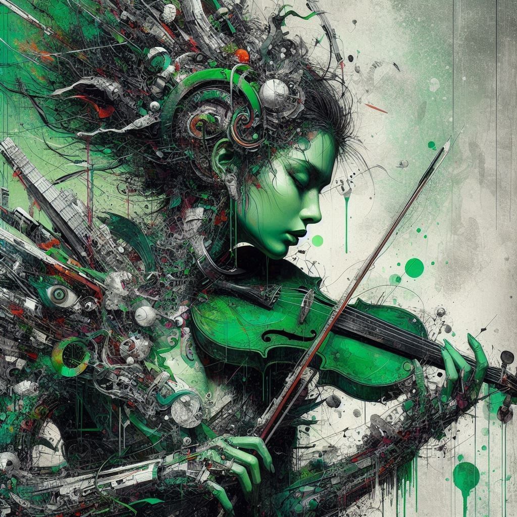 The green violin