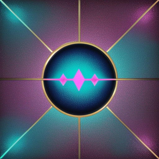 Vibrant Synthwave Orchid Blooms in Neon Glassy Reflection