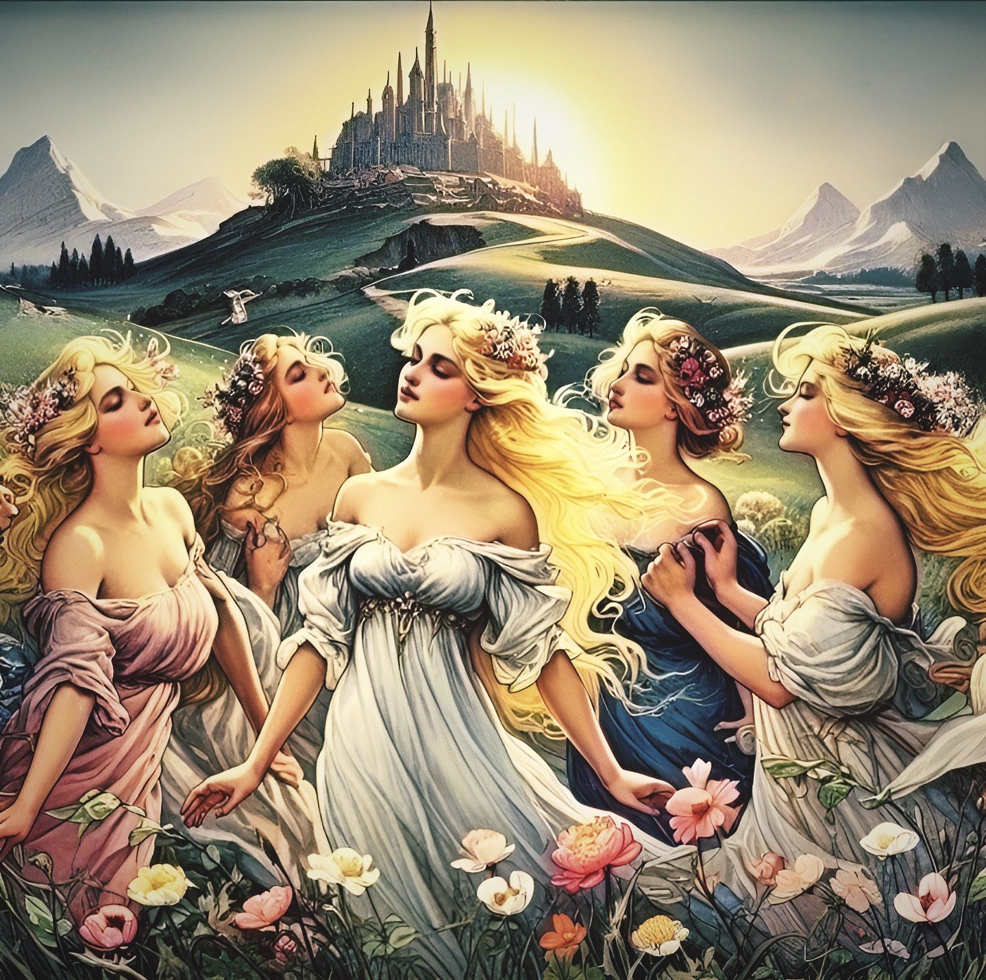 In the Glow of Summer’s End: Five Maidens’ Song of Harvest