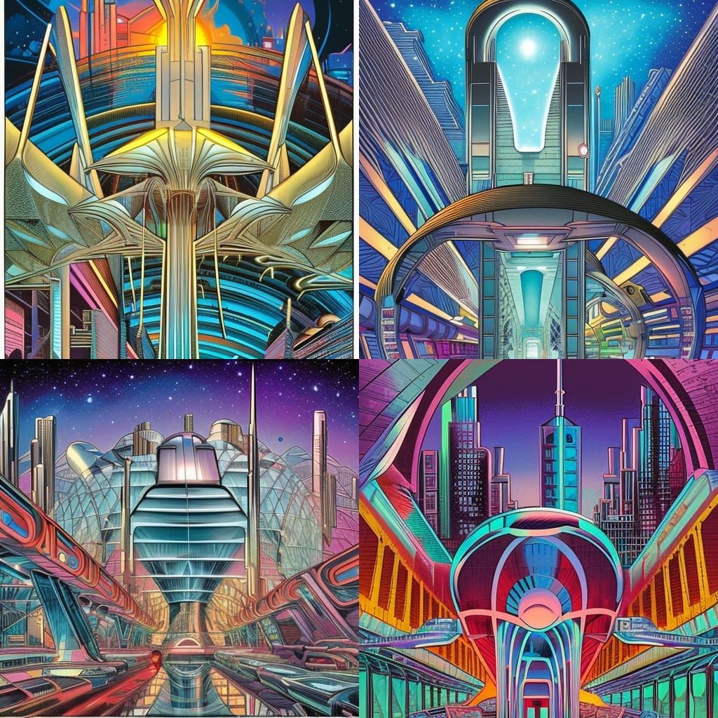 Futurism - AI Generated Artwork - NightCafe Creator