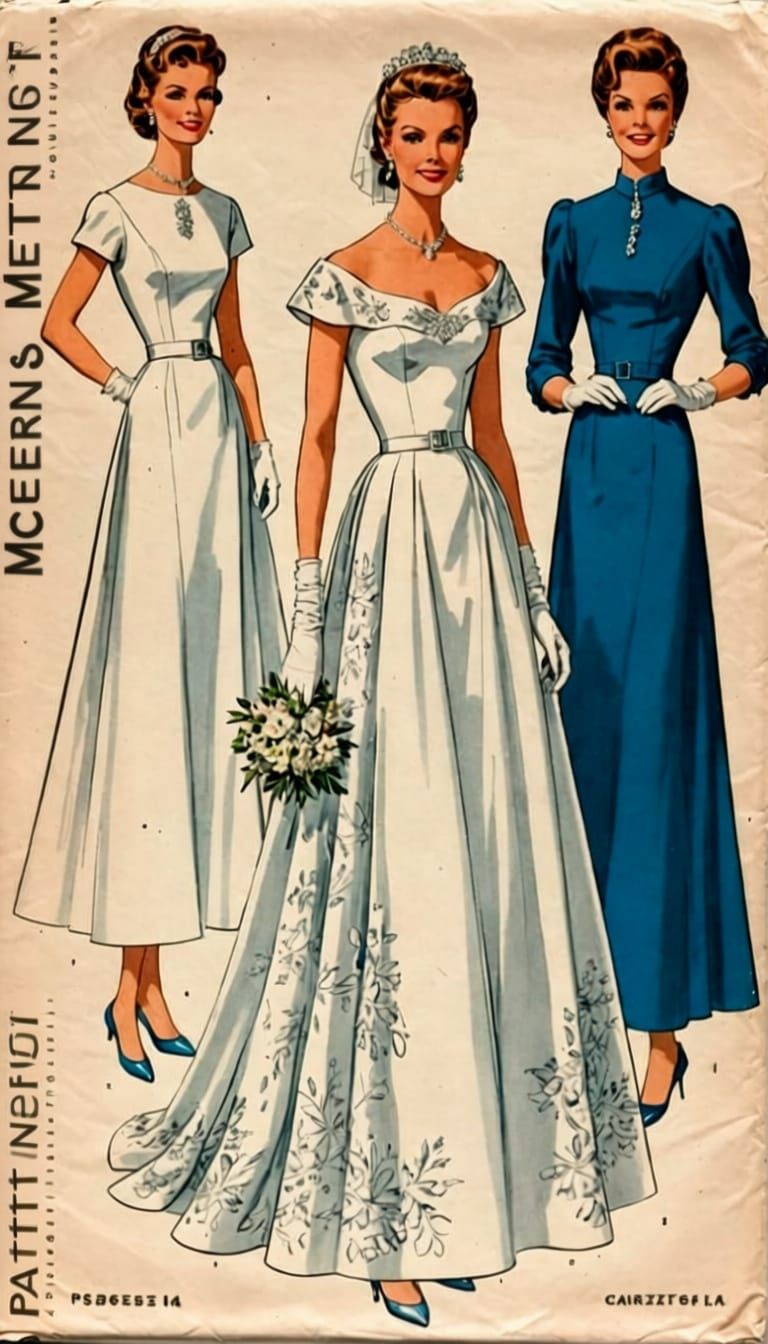 bridal party sewing pattern  by @crumbly