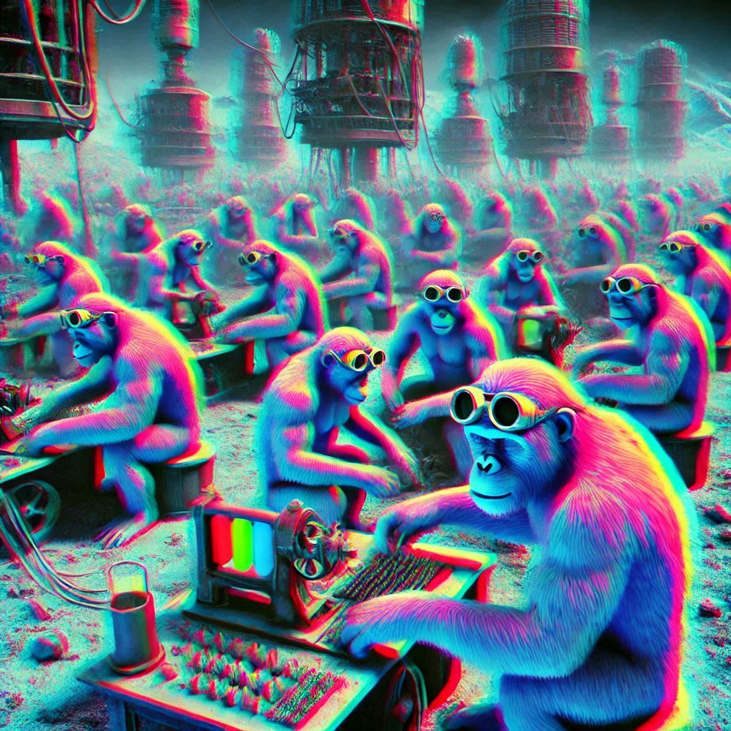 3D!!!!!! 🟦𝀂🟥𝀅atom age of the apes ☢️