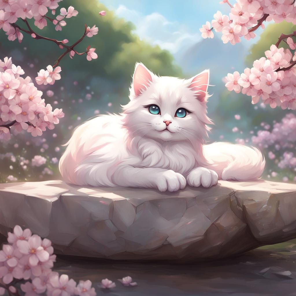Cute Cat  by @Sky