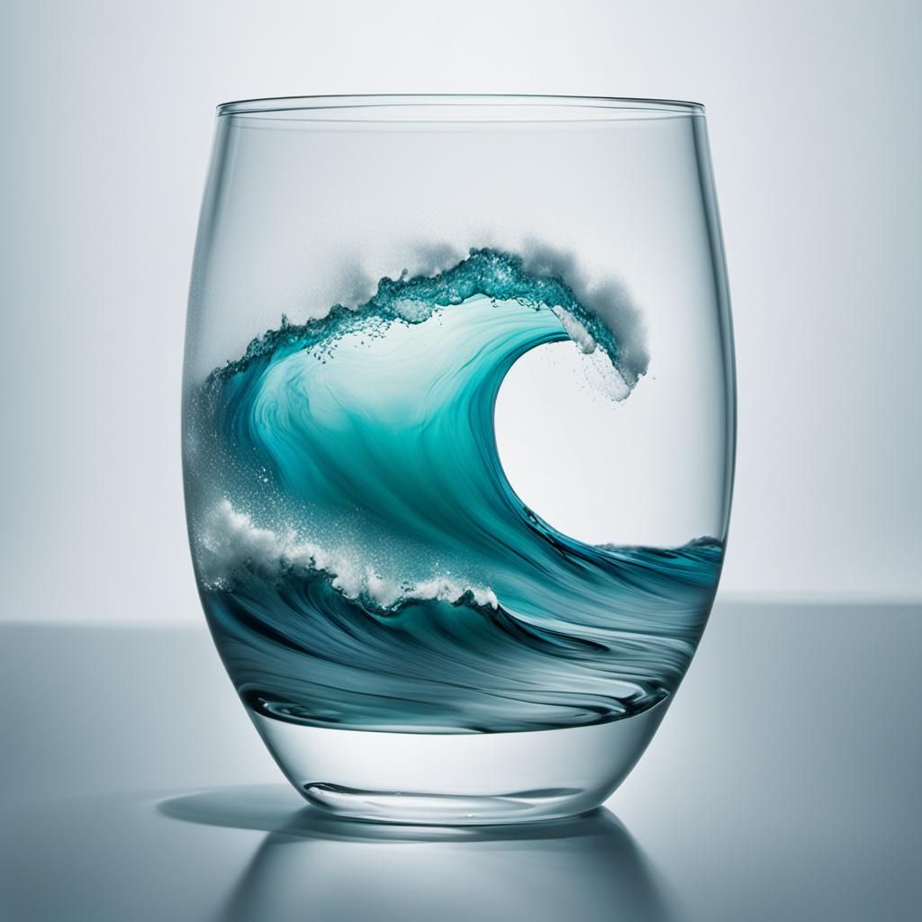 A wave within a glass