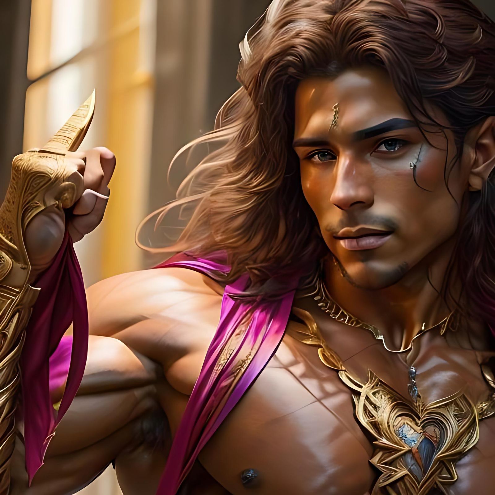 <lora:The Intricate Man:1.0>, solo, handsome, gorgeous, rema...